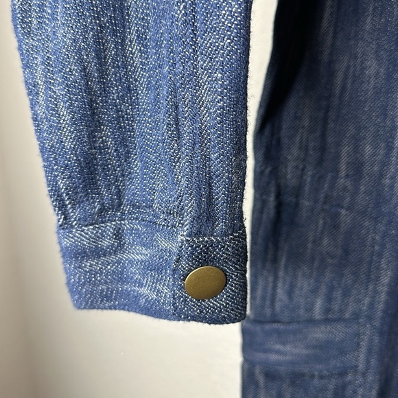 CAbi Adventure Anorak Blue Denim Jacket 5100 Size Large - Picture 6 of 14